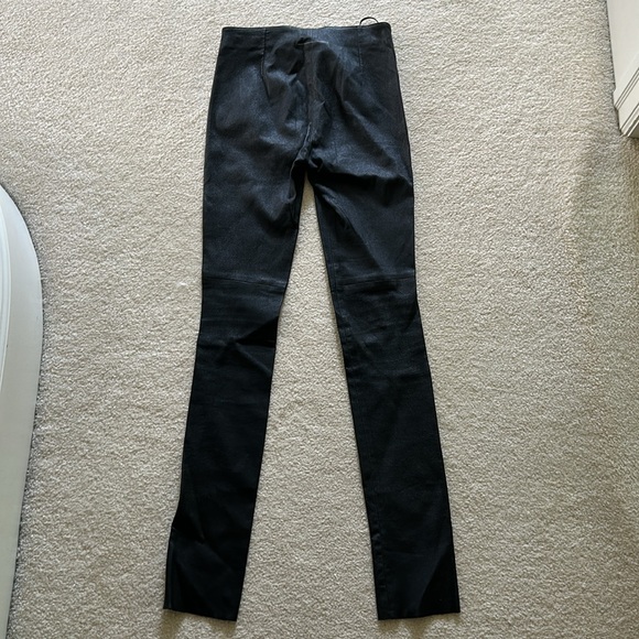 Maison Martin Margiela MM6 black leather pants size 38 - Picture 3 of 8